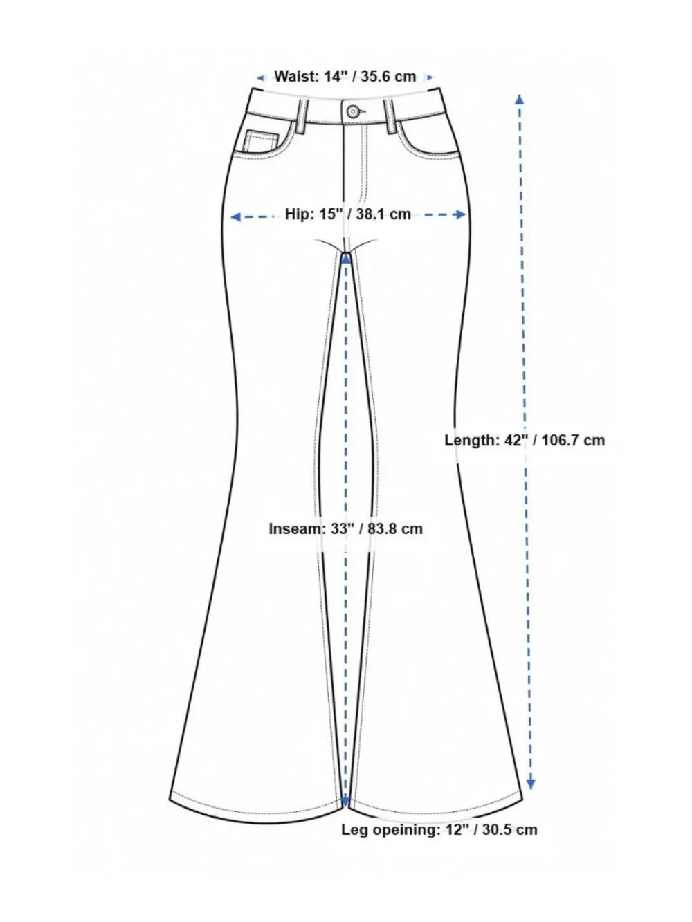 We The Free x Free People Printed Penny Pull-On Low Rise Corduroy Flare Pants 25 - Picture 10 of 10